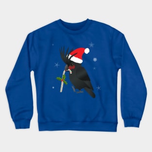 A cute Christmas Palm cockatoo Crewneck Sweatshirt